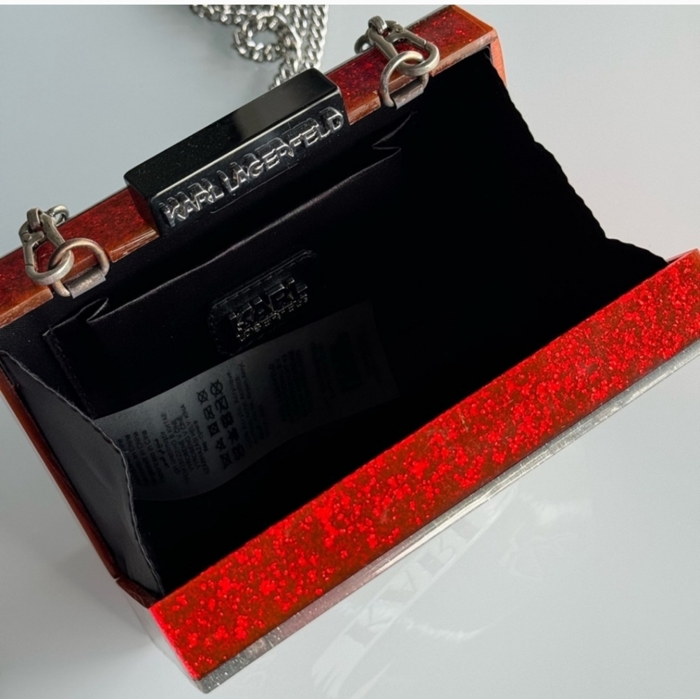 NWOT KARL LAGERFELD clutch - Picture 10 of 11